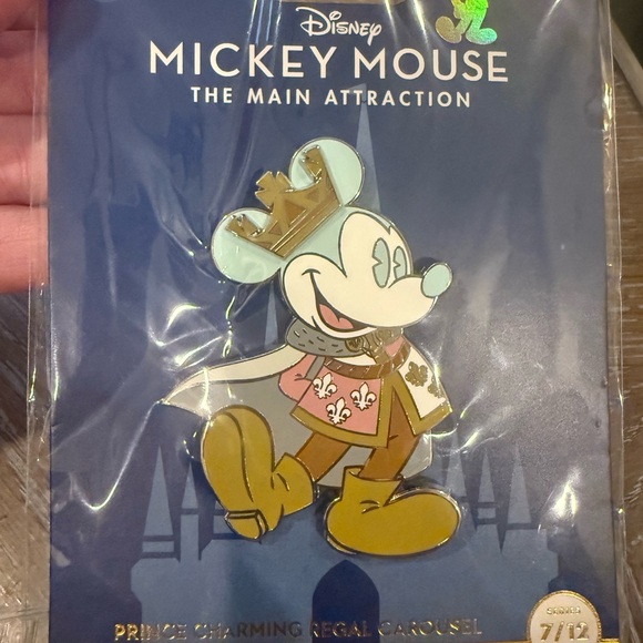 Disney Mickey Mouse Pin The Main Attraction Prince Charming 7/12 Limited Edition - Picture 1 of 4